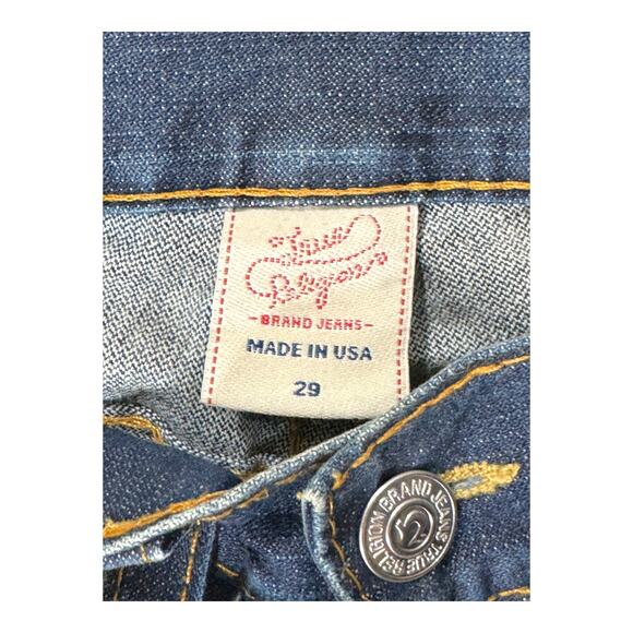 🔴 True Religion Blue Denim Jeans  - Red - 29 - Picture 7 of 7